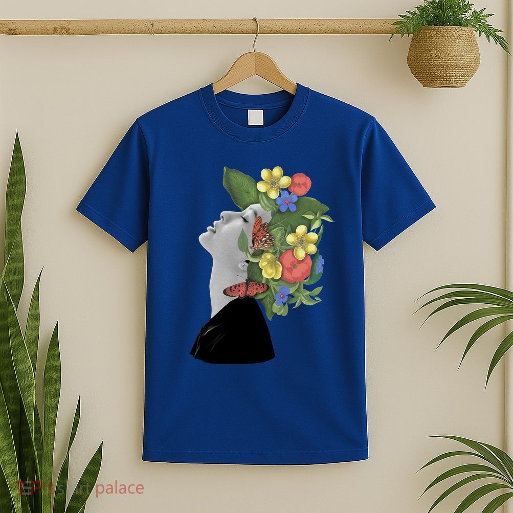 Floral Hat Art T-Shirt