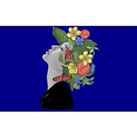 Floral Hat Art Bumper Sticker