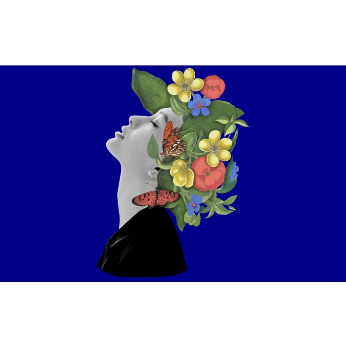 Floral Hat Art Bumper Sticker