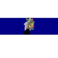 Floral Hat Art Bumper Sticker