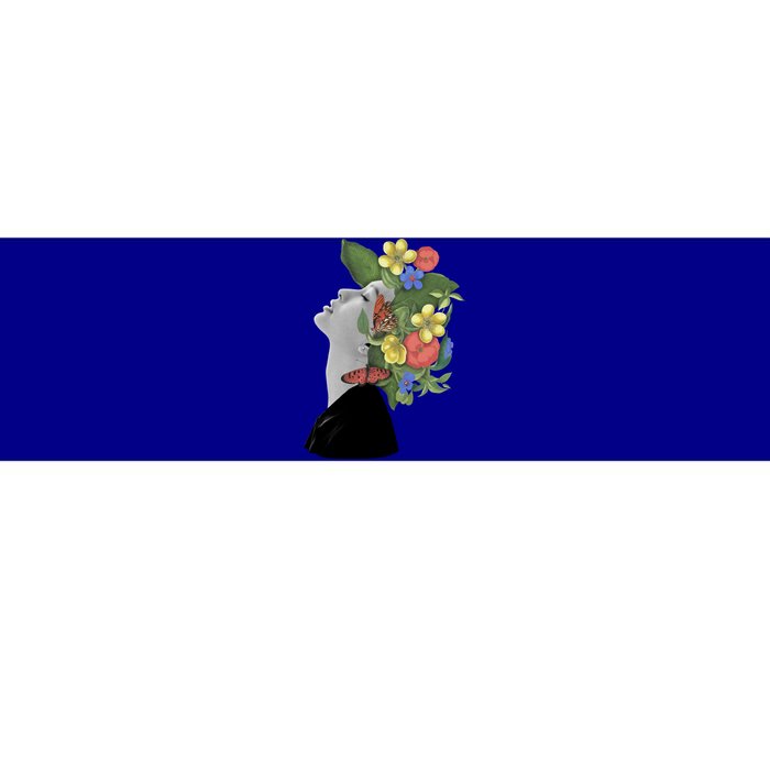 Floral Hat Art Bumper Sticker