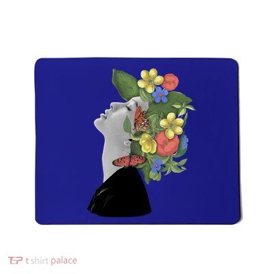 Floral Hat Art Mousepad