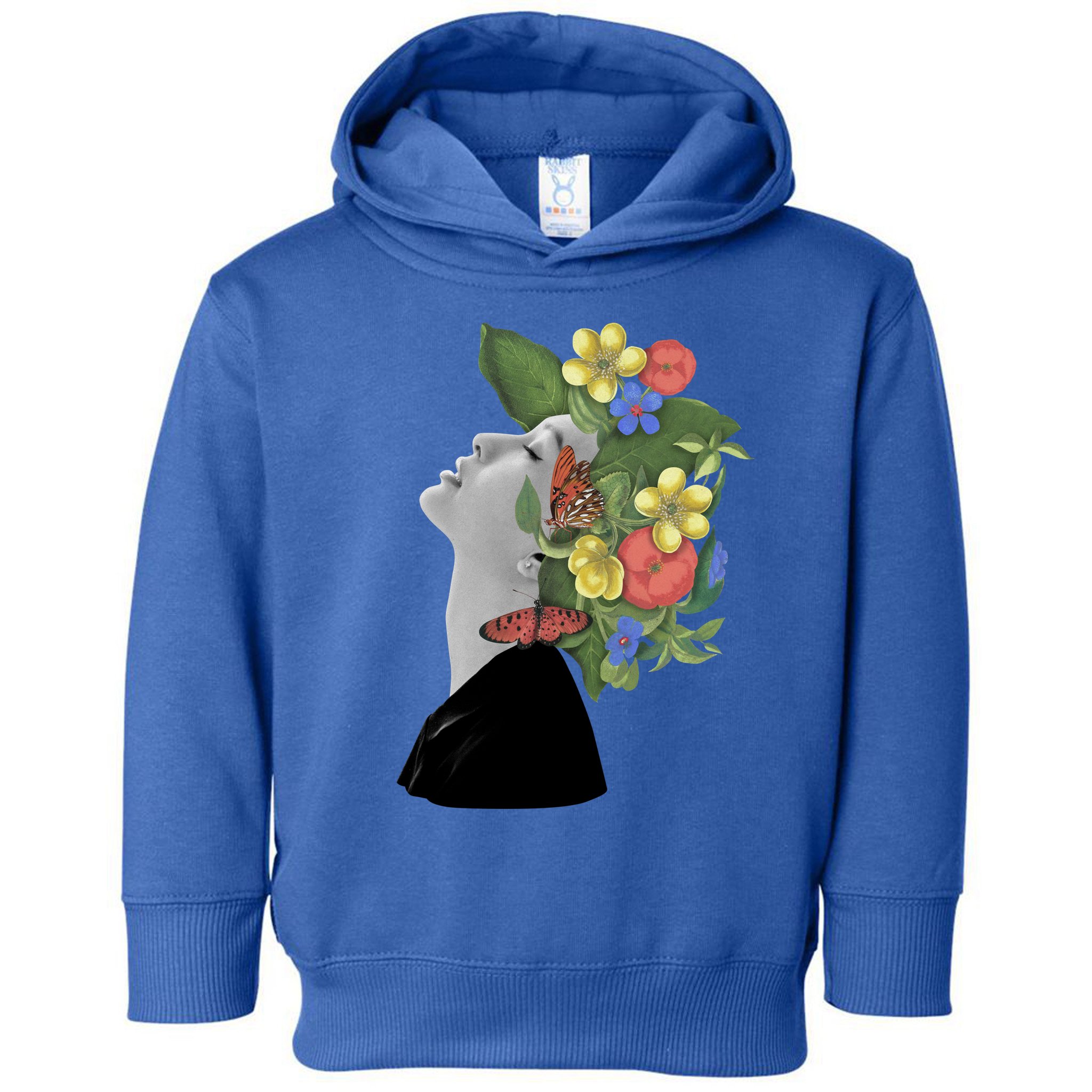 Floral Hat Art Toddler Hoodie