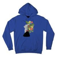 Floral Hat Art Tall Hoodie