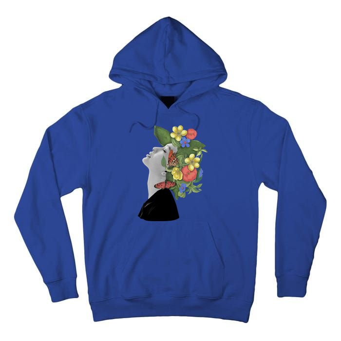 Floral Hat Art Tall Hoodie