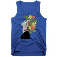 Floral Hat Art Tank Top