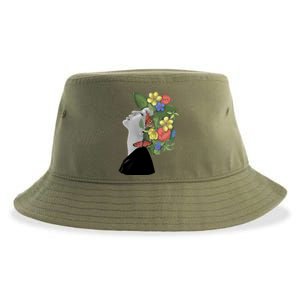 Floral Hat Art Sustainable Bucket Hat