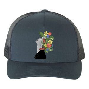 Floral Hat Art Yupoong Adult 5-Panel Trucker Hat