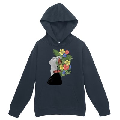 Floral Hat Art Urban Pullover Hoodie