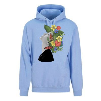 Floral Hat Art Unisex Surf Hoodie