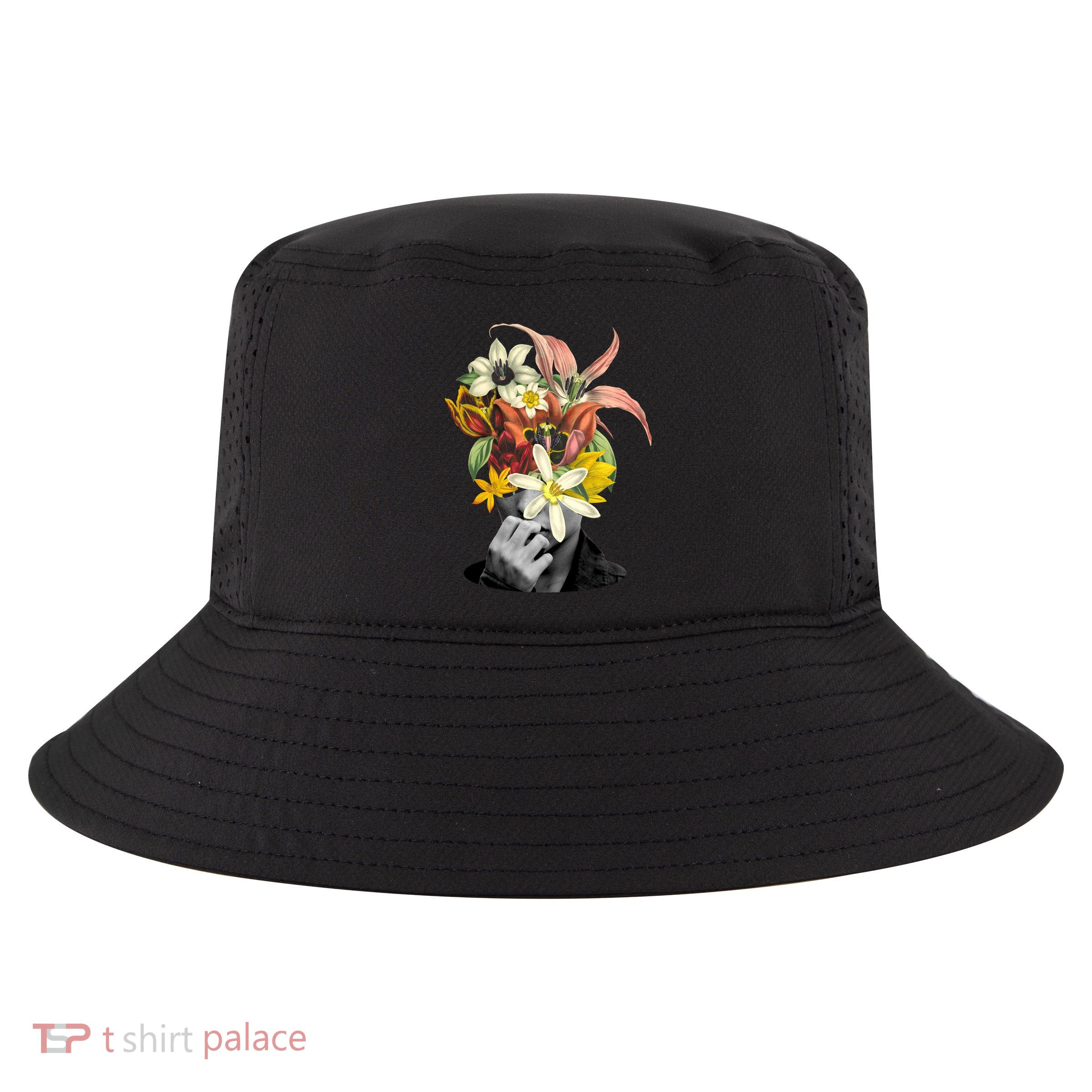 Floral Head Art Cool Comfort Performance Bucket Hat