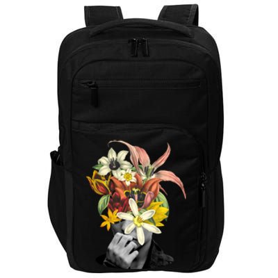 Floral Head Art Impact Tech Backpack