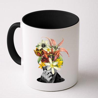 Floral Head Art Mug
