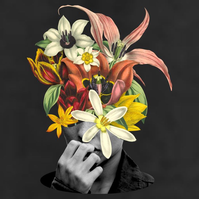 Floral Head Art Beanie
