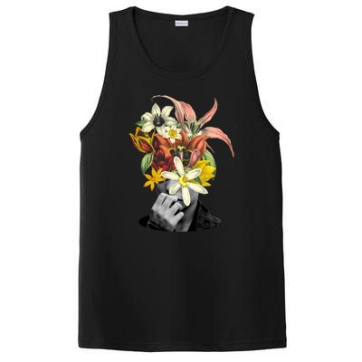 Floral Head Art PosiCharge Competitor Tank