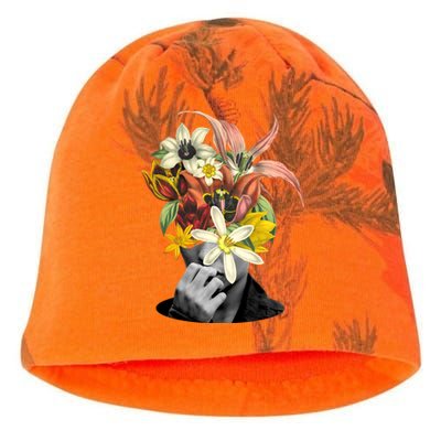 Floral Head Art Kati - Camo Knit Beanie