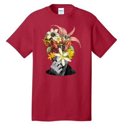 Floral Head Art Tall T-Shirt