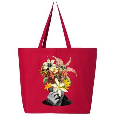 Floral Head Art 25L Jumbo Tote