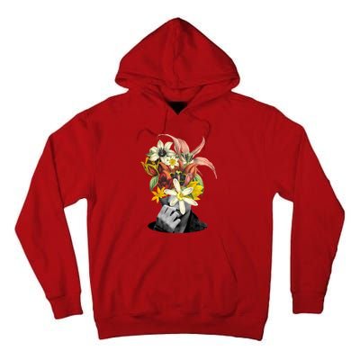 Floral Head Art Tall Hoodie