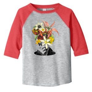 Floral Head Art Toddler Fine Jersey T-Shirt