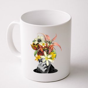 Floral Head Art Coffee Mug