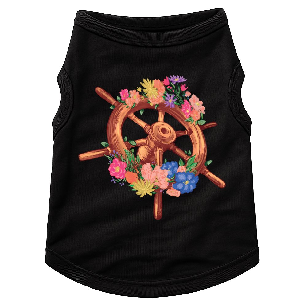 Floral Helm Doggie Tank