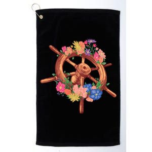 Floral Helm Platinum Collection Golf Towel