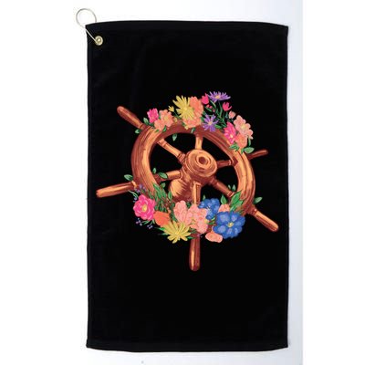 Floral Helm Golf Towel