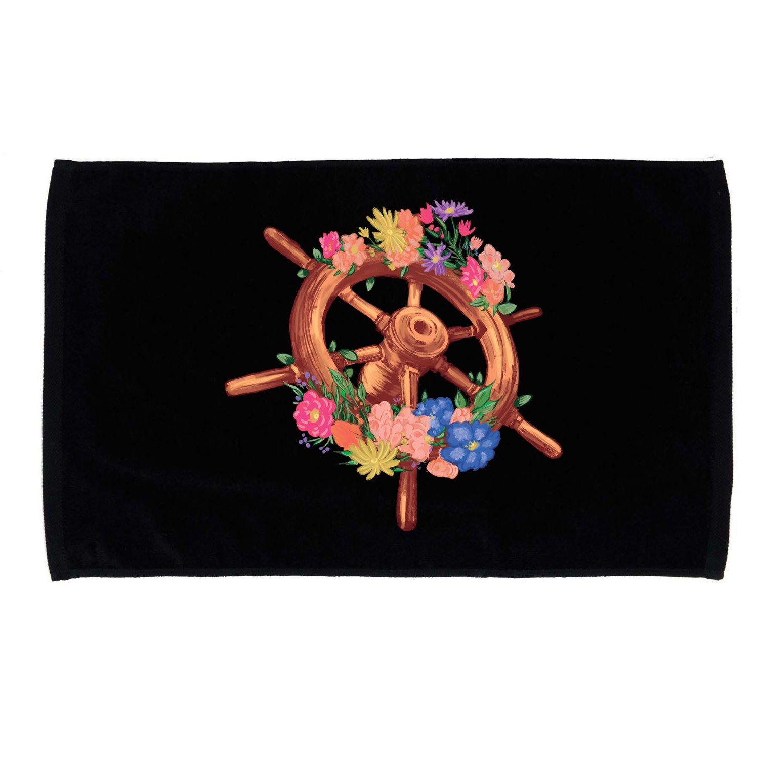 Floral Helm Microfiber Hand Towel