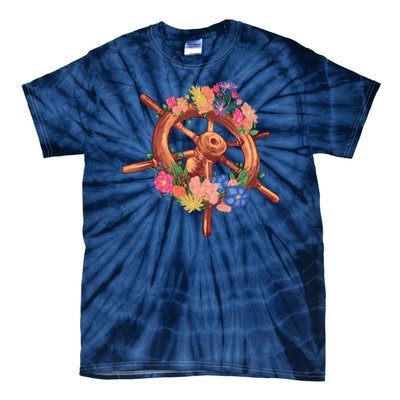 Floral Helm Tie-Dye T-Shirt