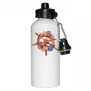 Floral Helm Aluminum Water Bottle