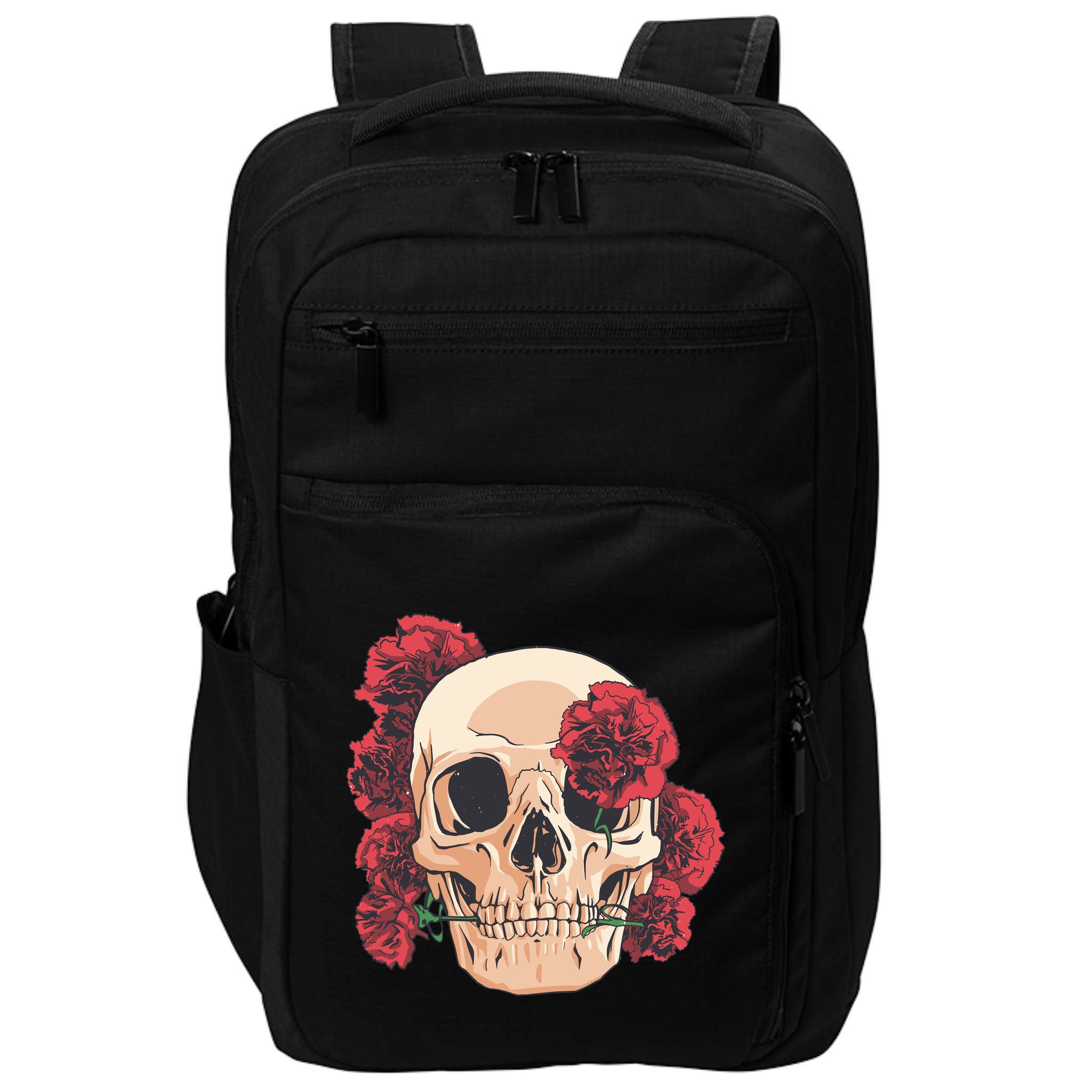 Floral Skull Impact Tech Backpack