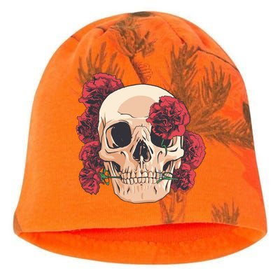 Floral Skull Kati - Camo Knit Beanie