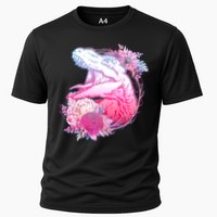Floral T-Rex Cooling Performance Crew T-Shirt