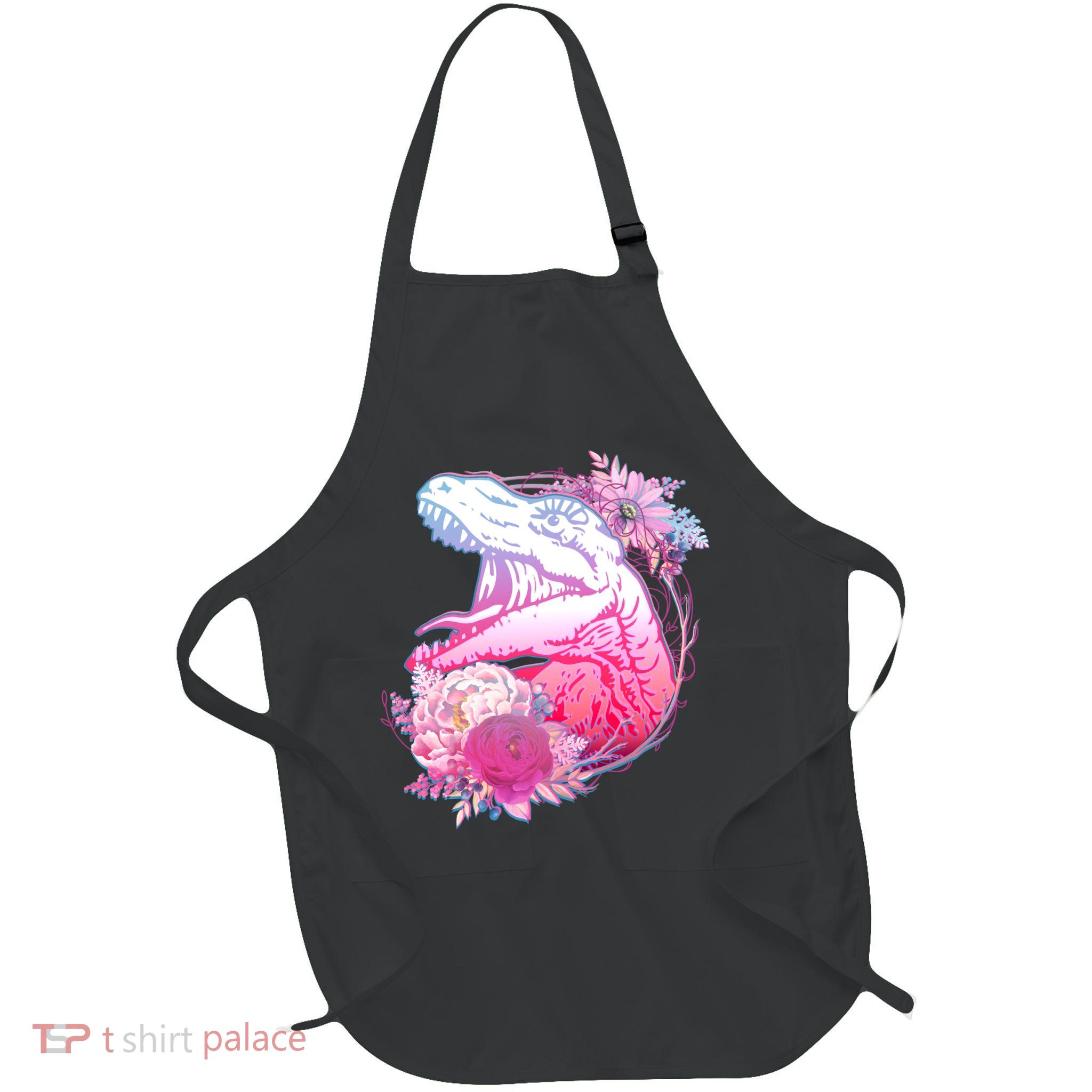 Floral T-Rex Apron