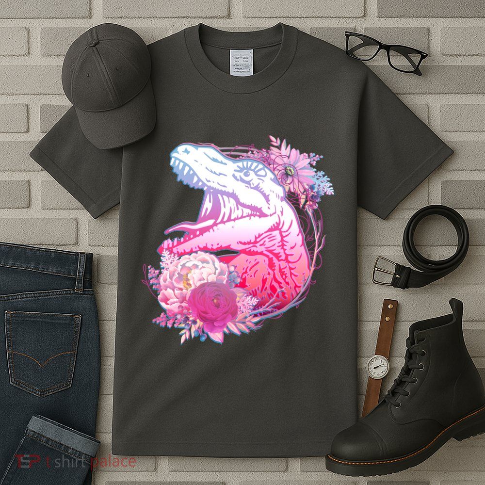 Floral T-Rex Tall T-Shirt