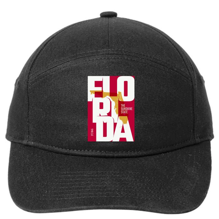 Florida 7-Panel Snapback Hat