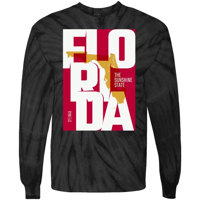 Florida Tie-Dye Long Sleeve Shirt