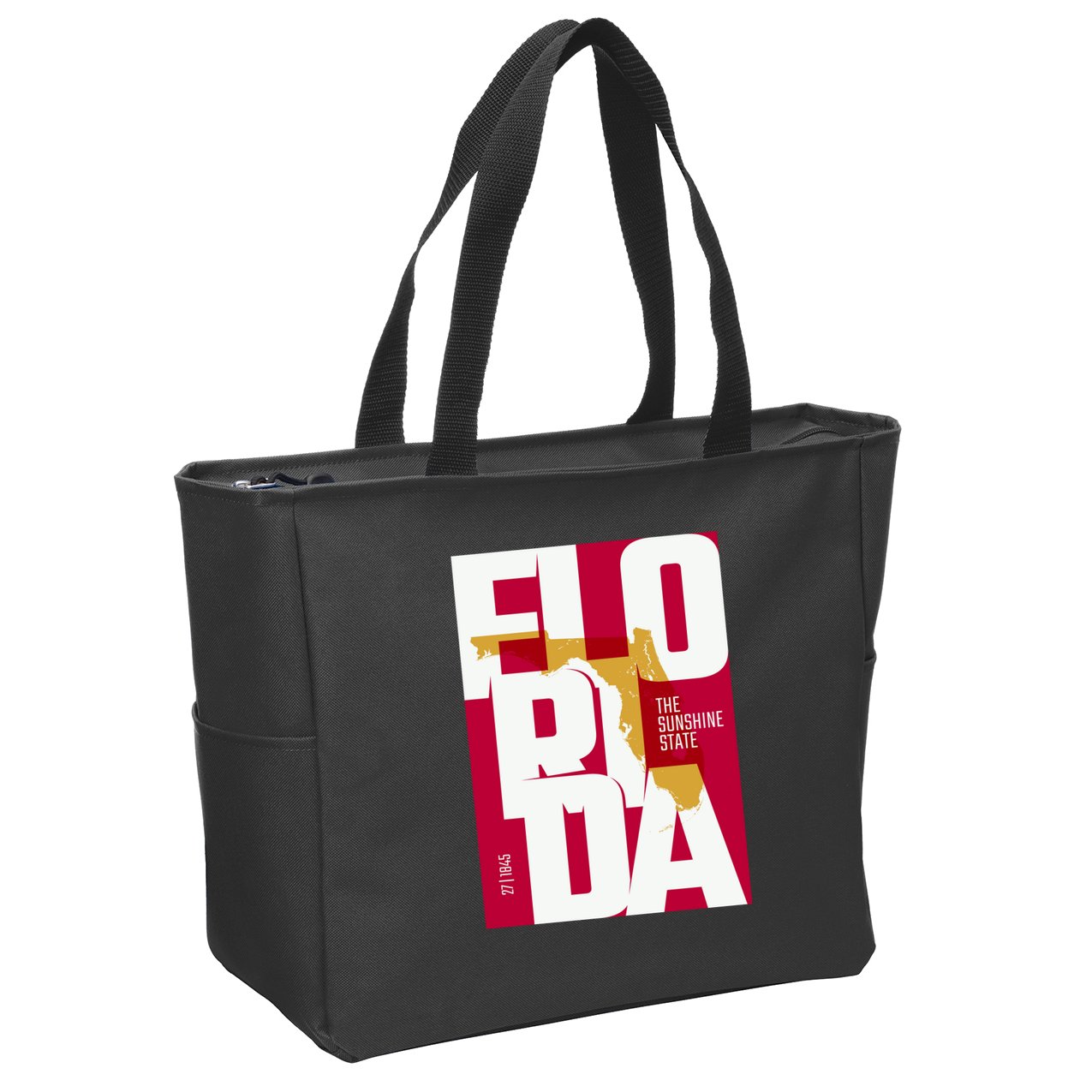 Florida Zip Tote Bag
