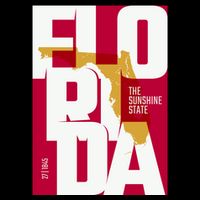 Florida Zip Tote Bag