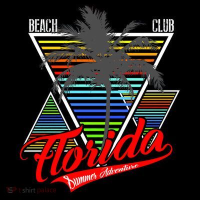 Florida Beach Club Vintage T-Shirt