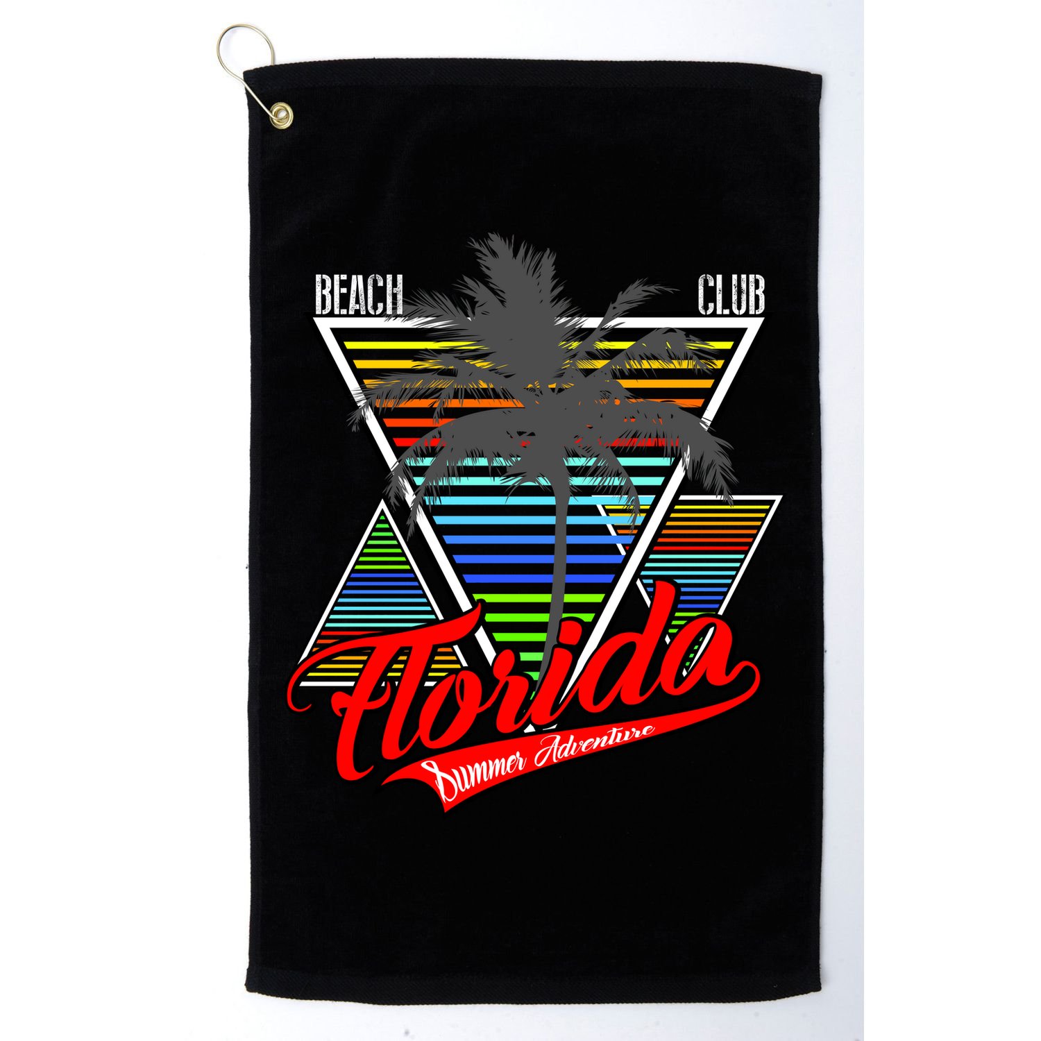 Florida Beach Club Vintage Golf Towel