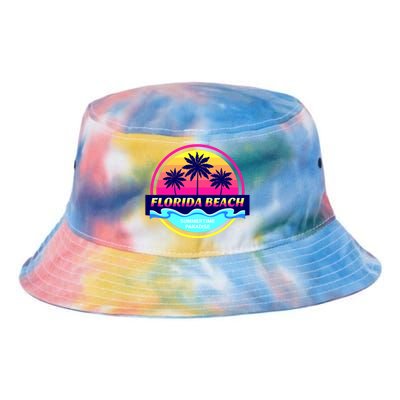 Florida Beach Retro Tie Dye Newport Bucket Hat