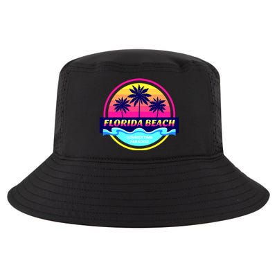 Florida Beach Retro Cool Comfort Performance Bucket Hat