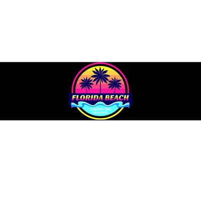 Florida Beach Retro Bumper Sticker