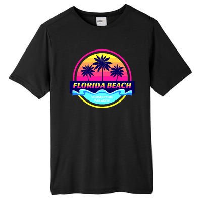 Florida Beach Retro Tall Fusion ChromaSoft Performance T-Shirt