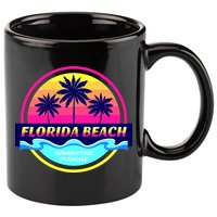 Florida Beach Retro 11oz C Handle Ceramic Mug