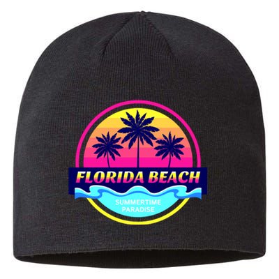 Florida Beach Retro Sustainable Beanie