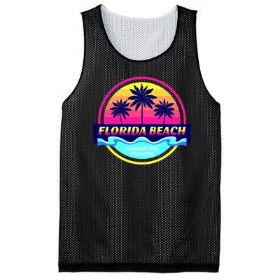 Florida Beach Retro Mesh Reversible Basketball Jersey Tank