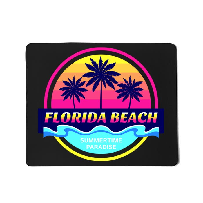 Florida Beach Retro Mousepad